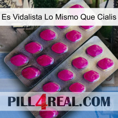 Is Vidalista The Same As Cialis 10